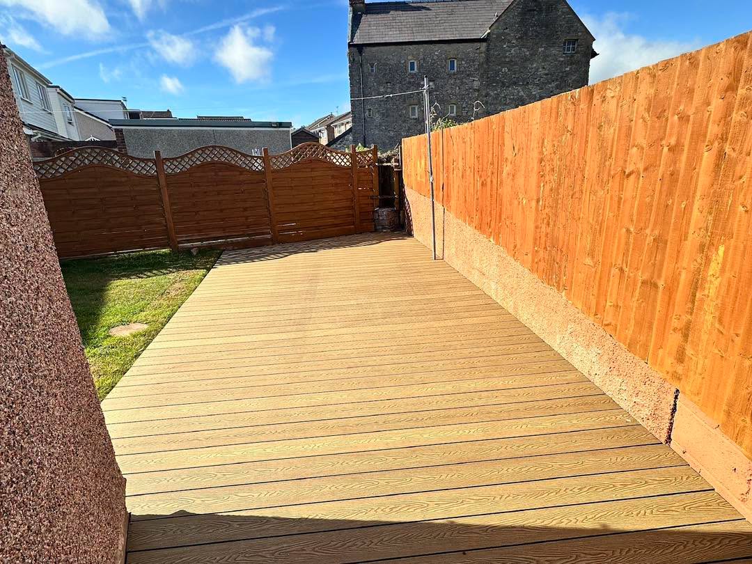 New fencing and gate installation at a residential property